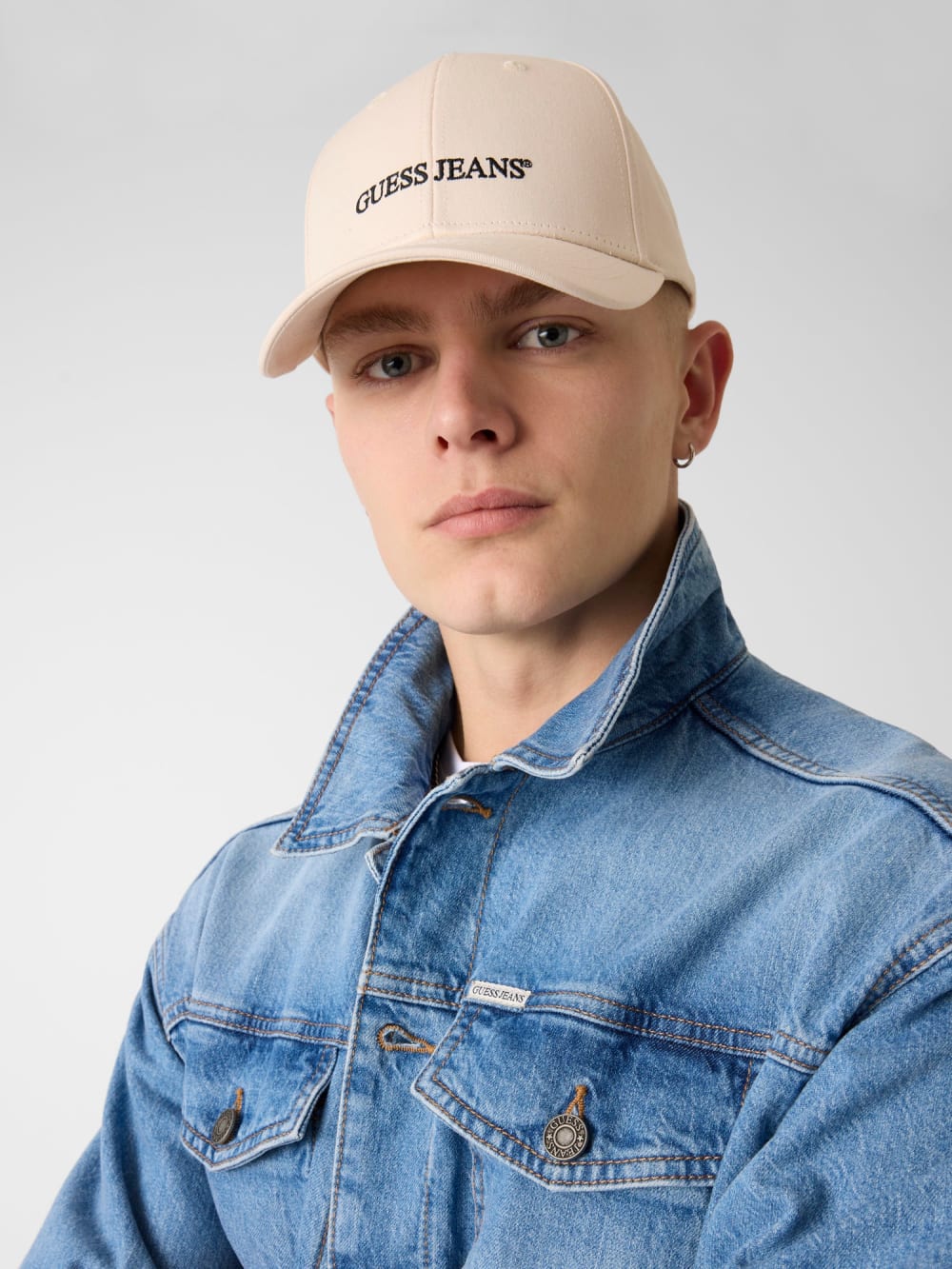 Eco GUESS Jeans Logo Baseball Cap - Guess