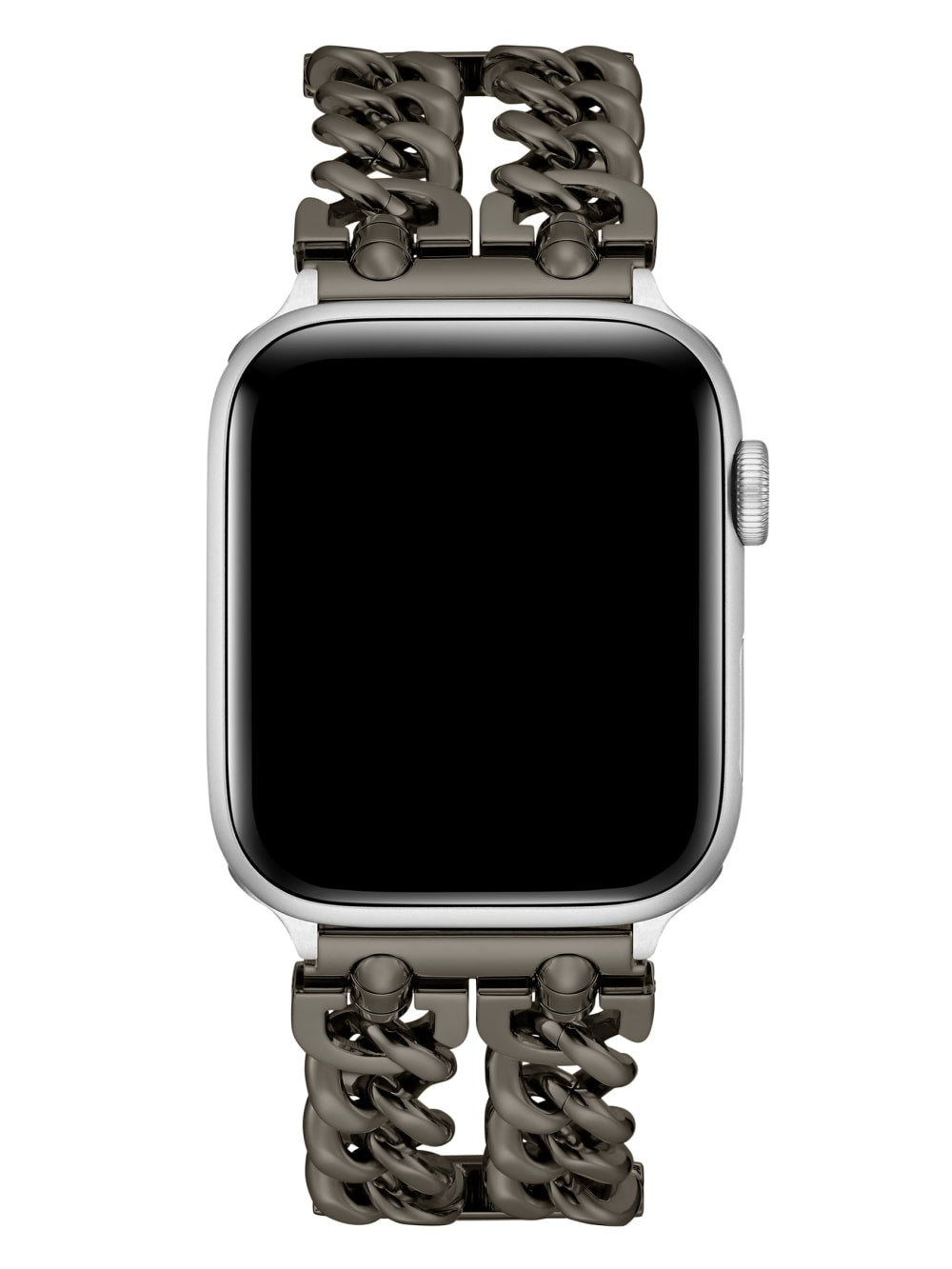 Dark Silver-Tone Chain 42-44 mm Band for Apple Watch® - Guess