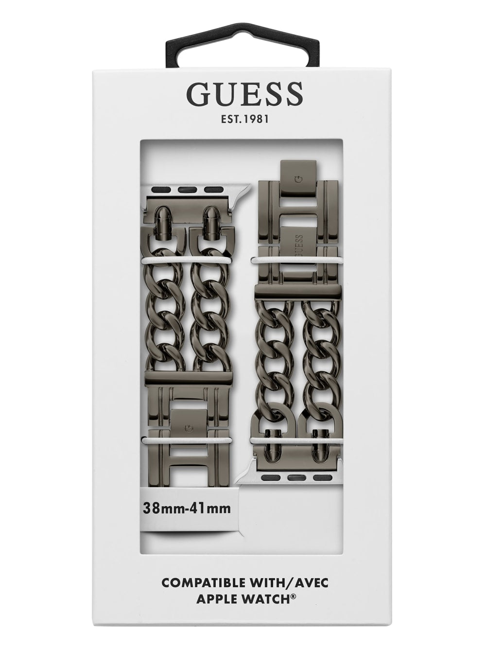 Dark Silver-Tone Chain 42-44 mm Band for Apple Watch® - Guess
