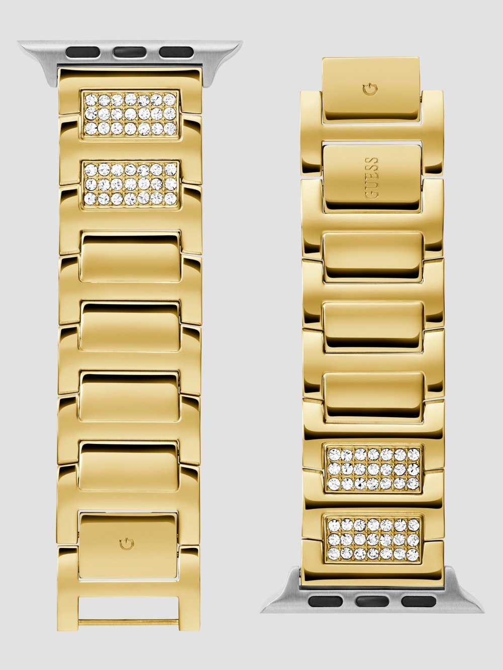 Gold-Tone Rhinestone 42-44 mm Band for Apple Watch® - Guess