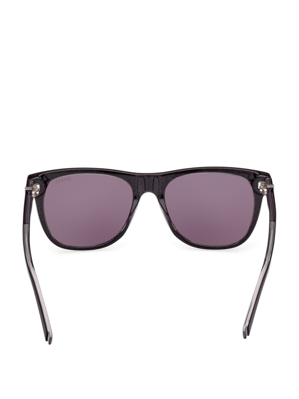 Square Logo Print Plastic Sunglasses - Guess
