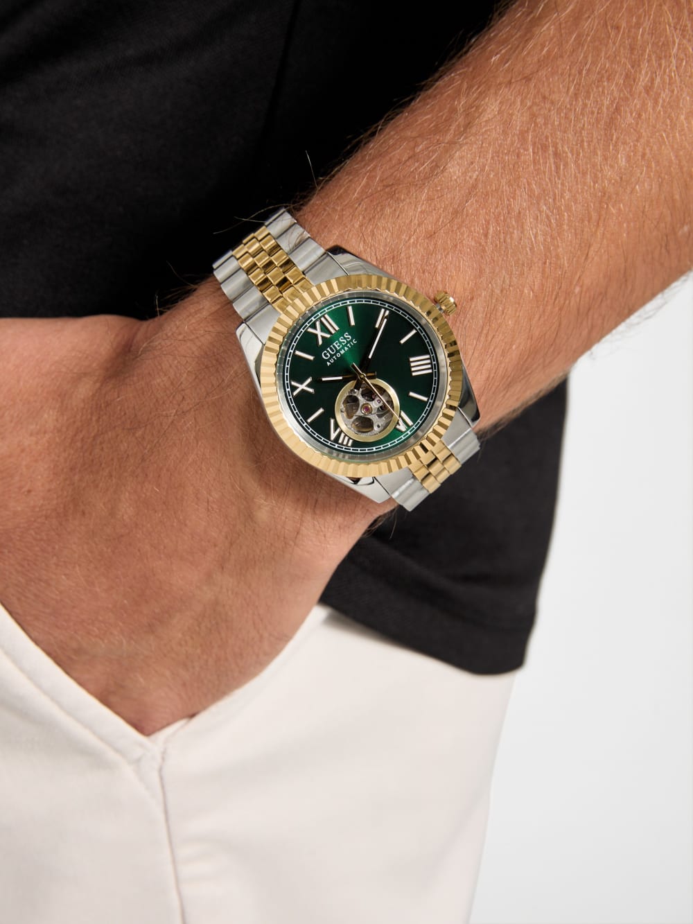 Two-Tone Analog Watch - Guess