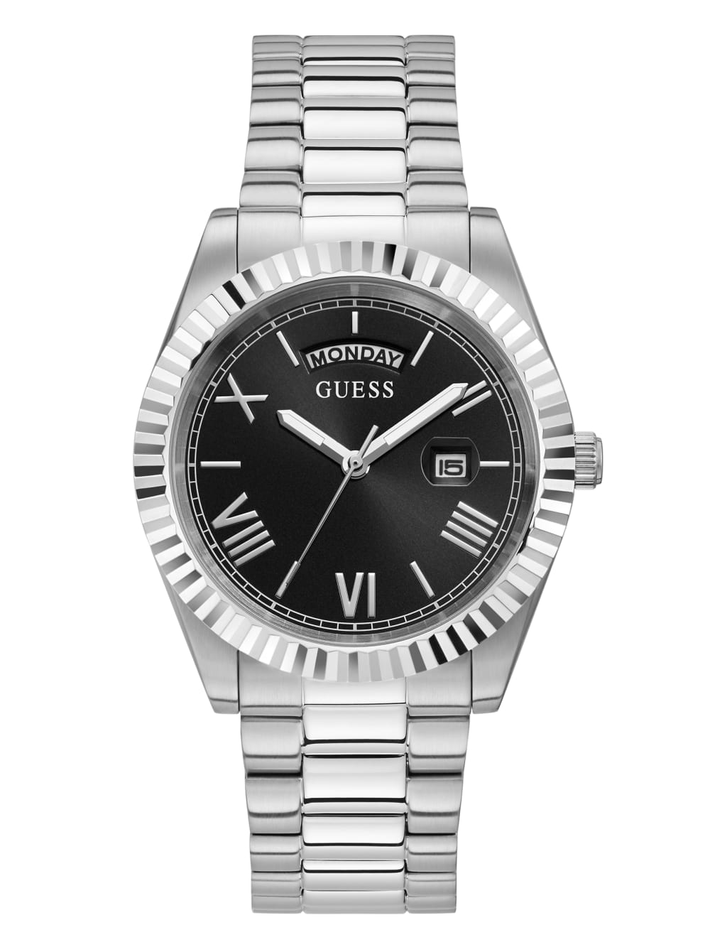 Silver-Tone Analog Watch - Guess