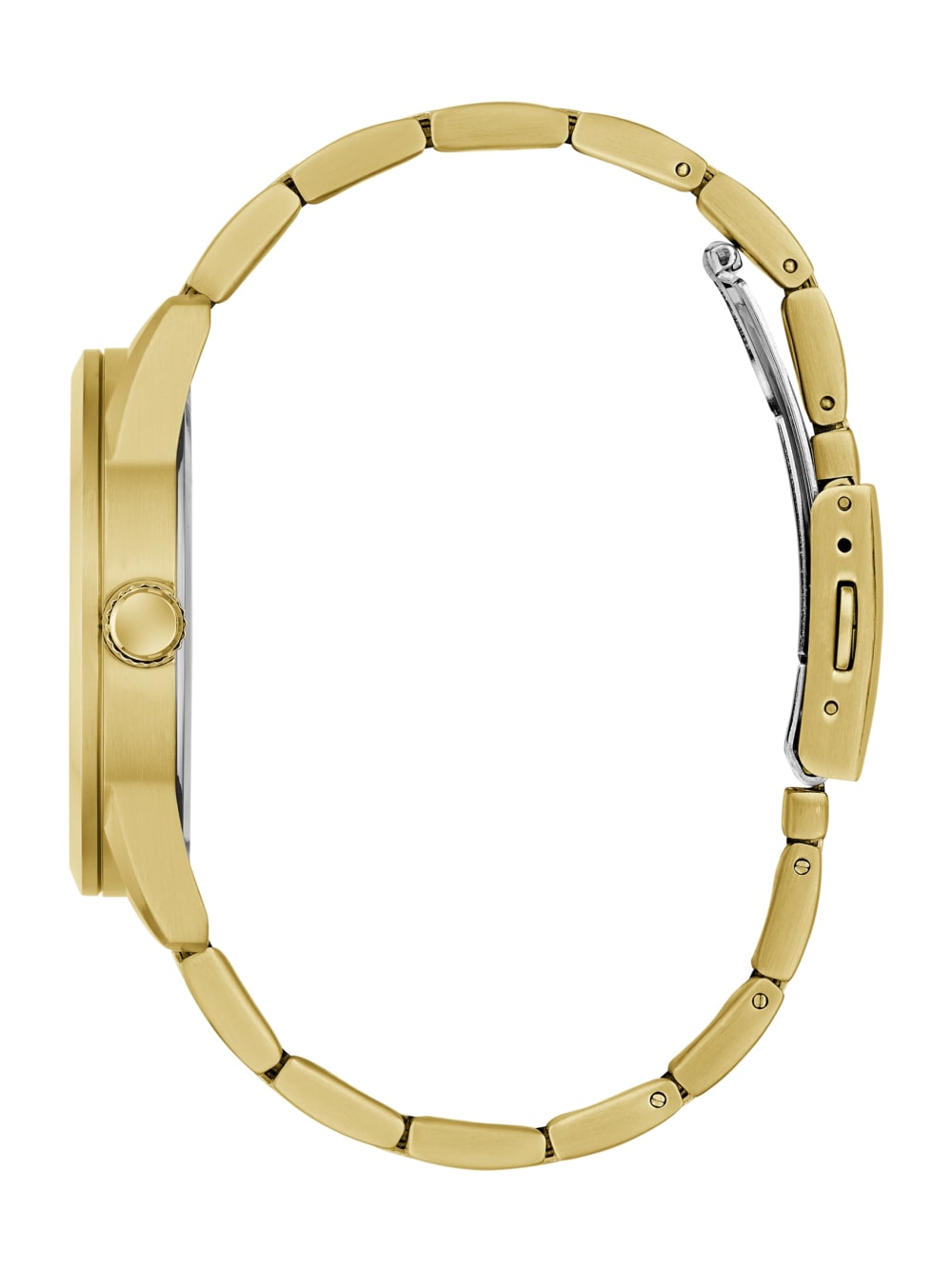 Gold-Tone and Black Analog Watch - Guess
