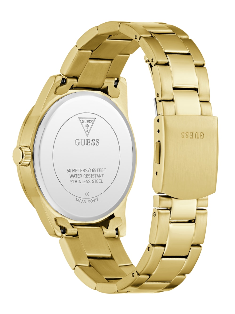 Gold-Tone and Black Analog Watch - Guess