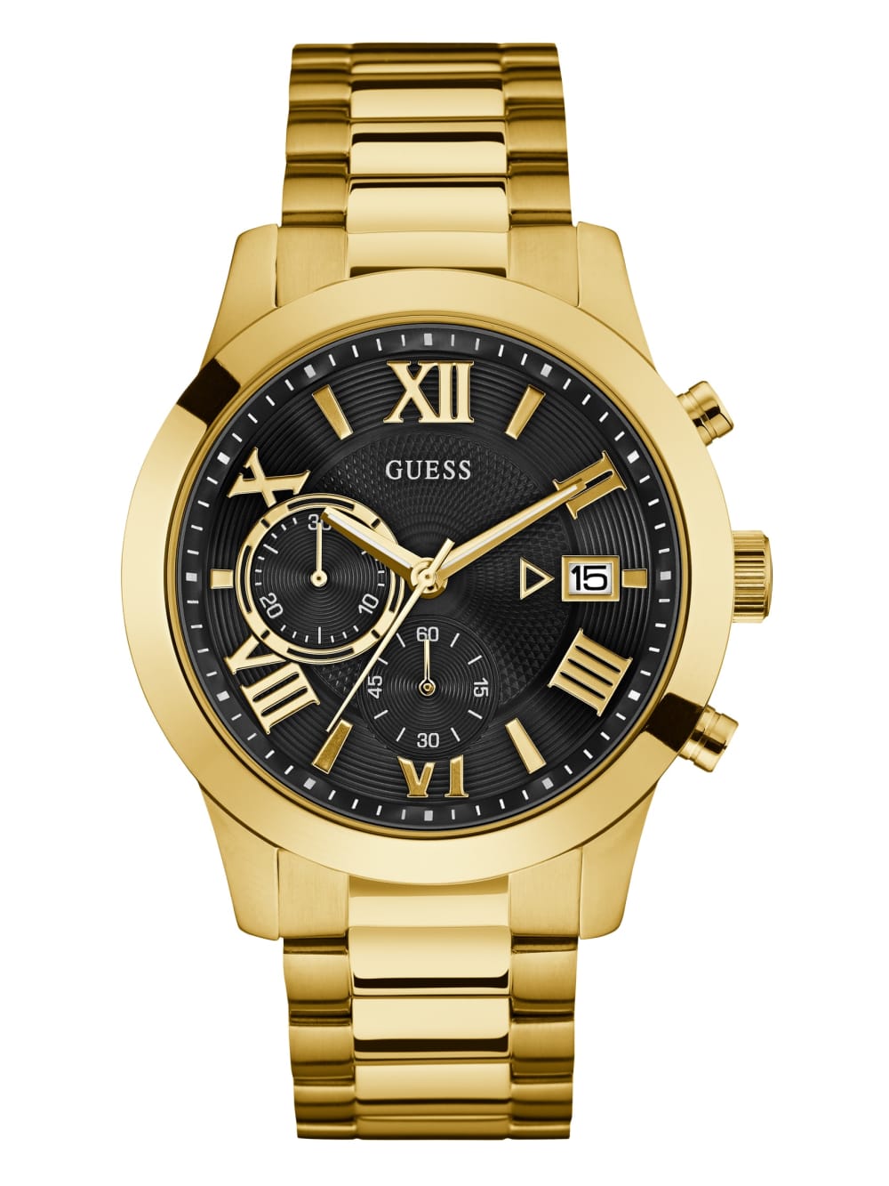 Gold-Tone Chronograph Watch - Guess