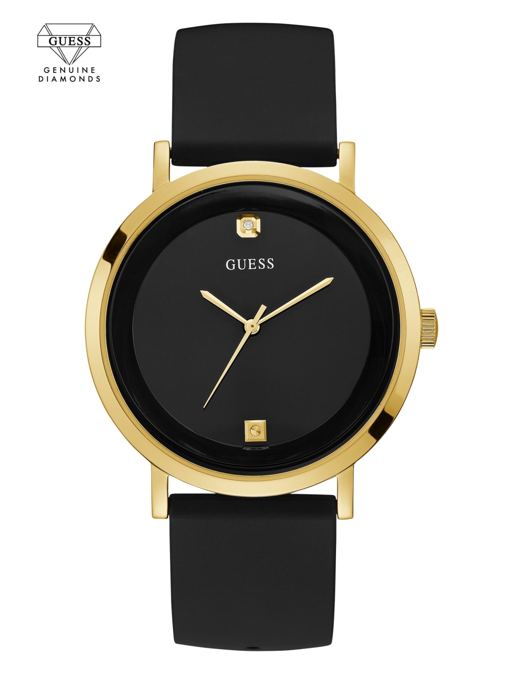Black and Gold-Tone Analog Watch - Guess