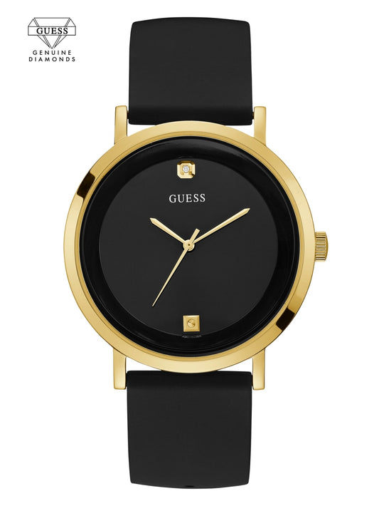Black and Gold-Tone Analog Watch - Guess