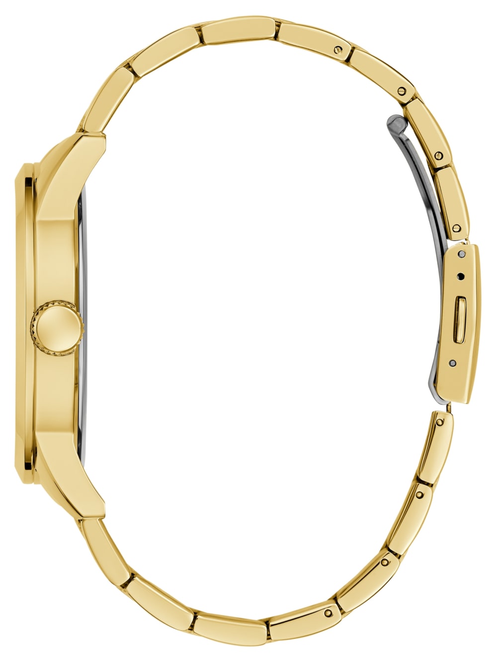 Gold-Tone Logo Analog Watch - Guess