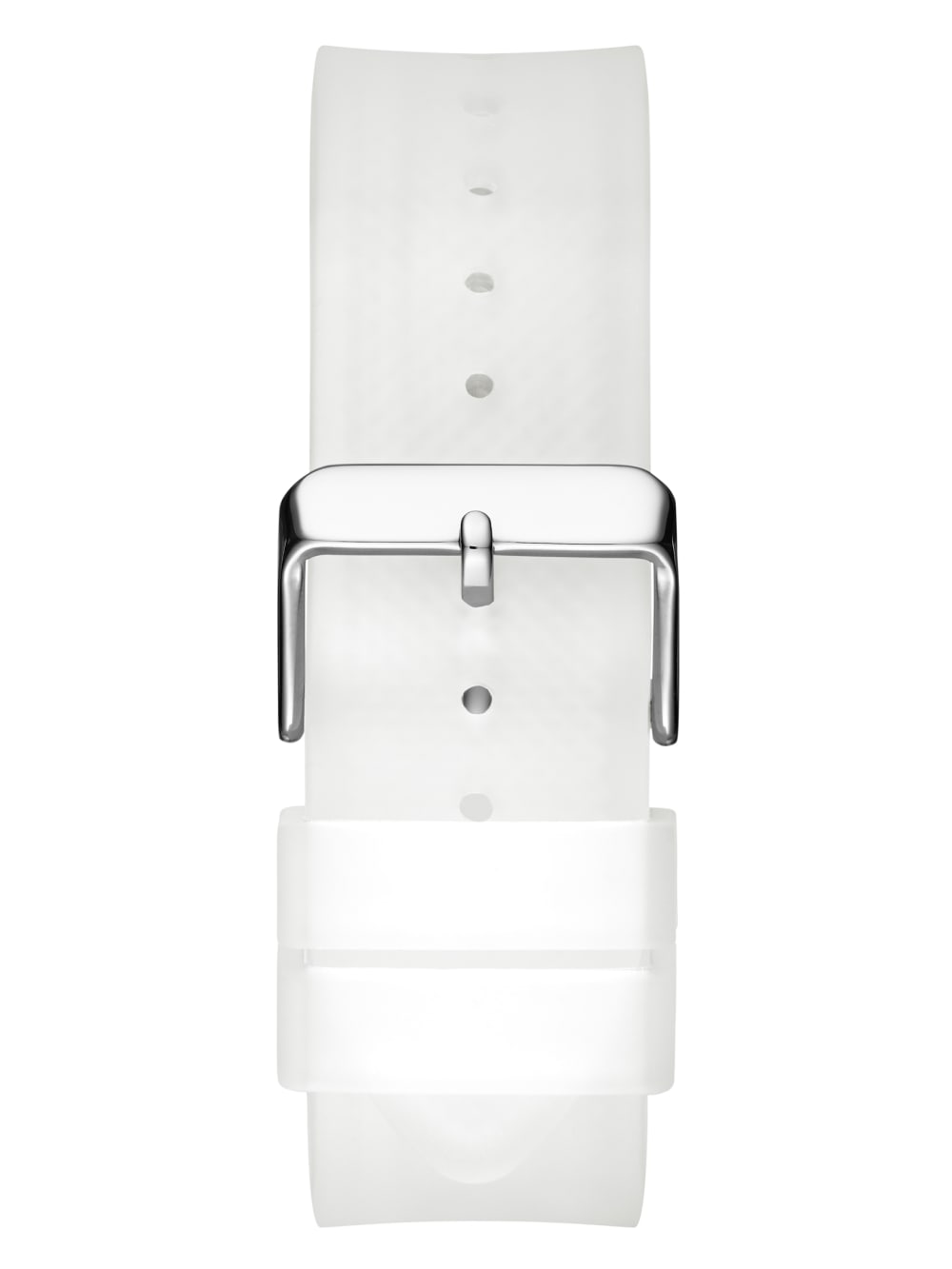Transparent And Silver-Tone Multifunction Watch - Guess
