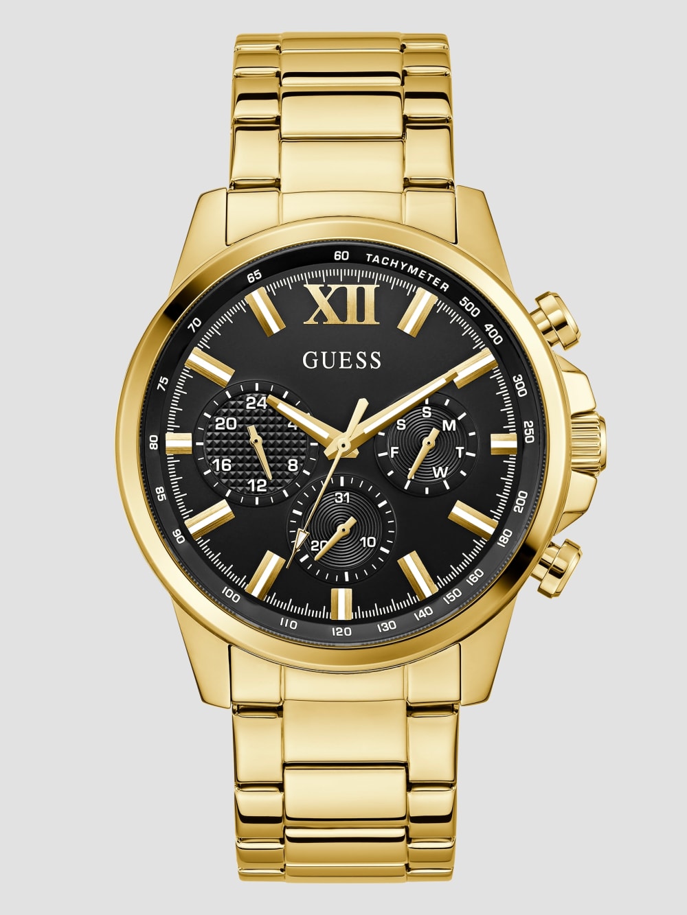 Gold-Tone Multifunction Watch - Guess