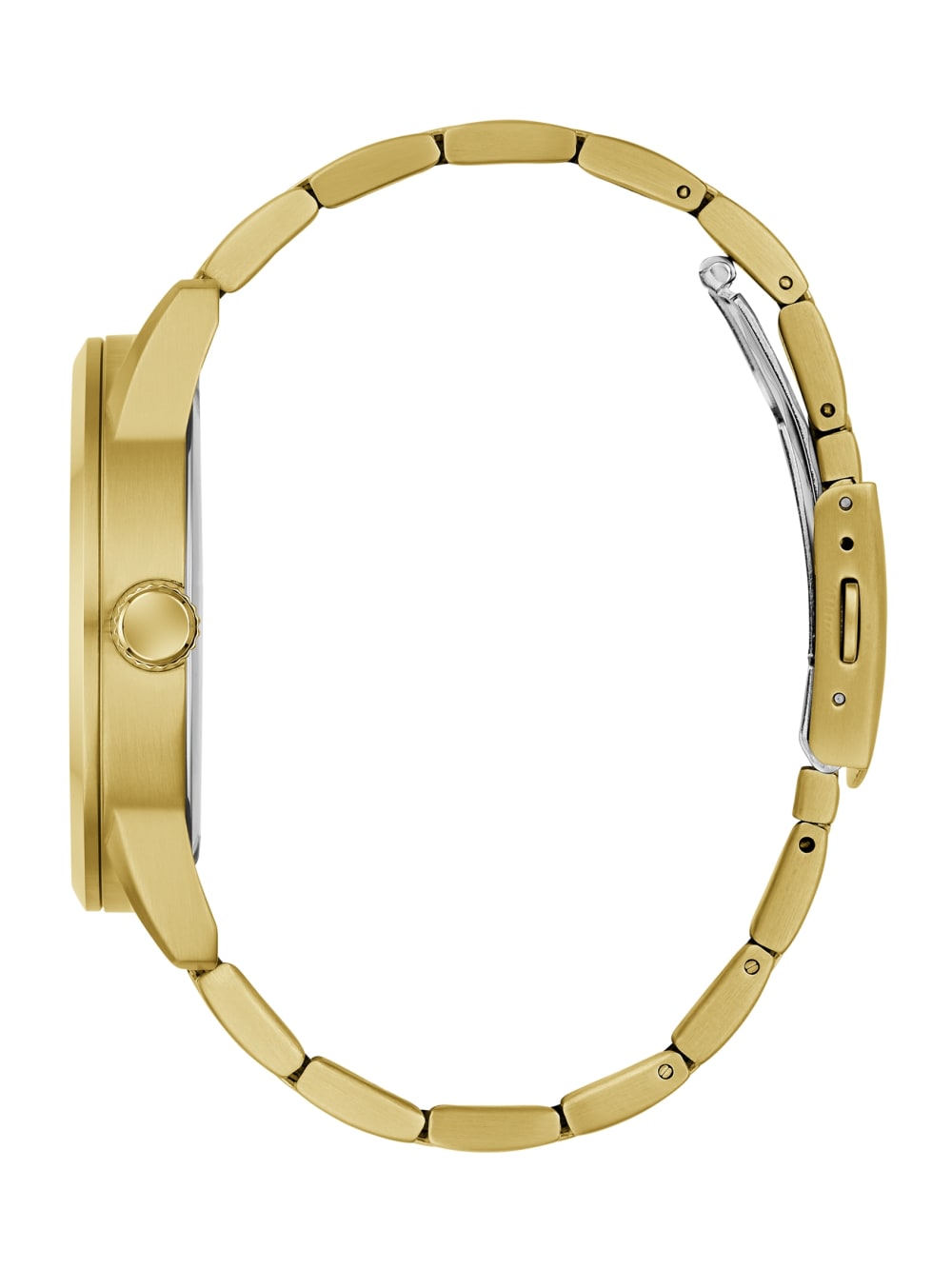Gold-Tone and Blue Multifunction Watch - Guess