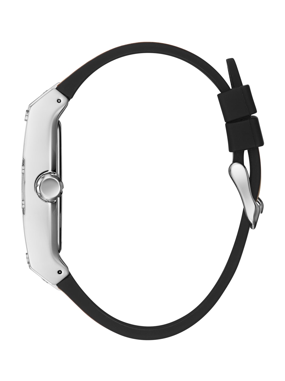 Silver-Tone and Black Multifunction Watch - Guess