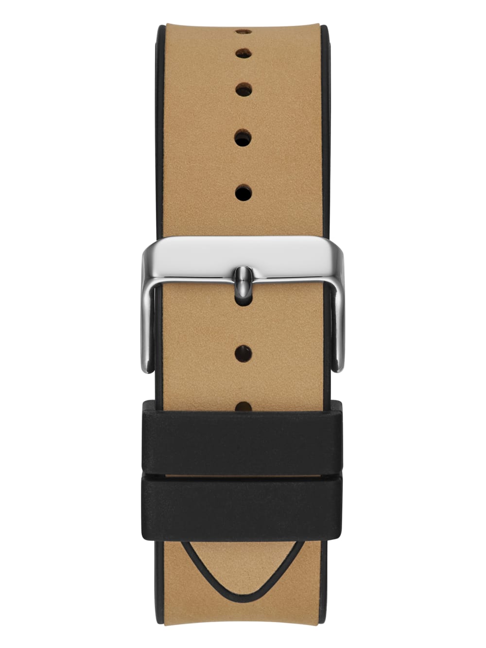 Silver-Tone and Black Multifunction Watch - Guess