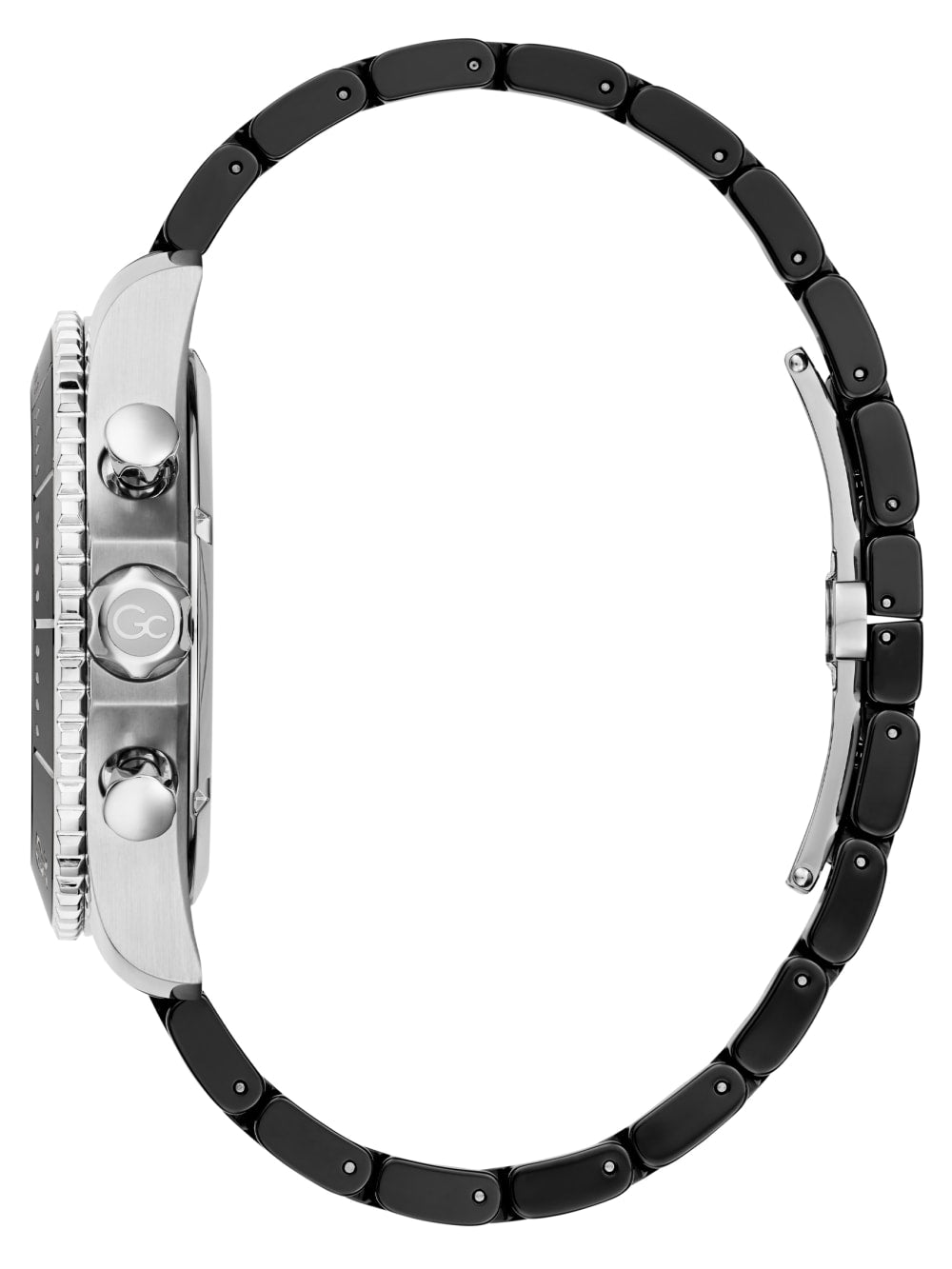 Two-Tone Multifunction Ceramic Watch - Guess