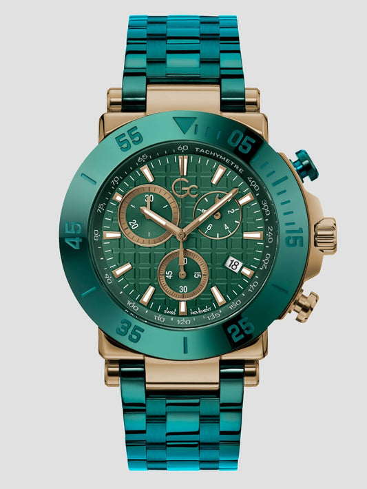 Green Chronograph Watch - Guess