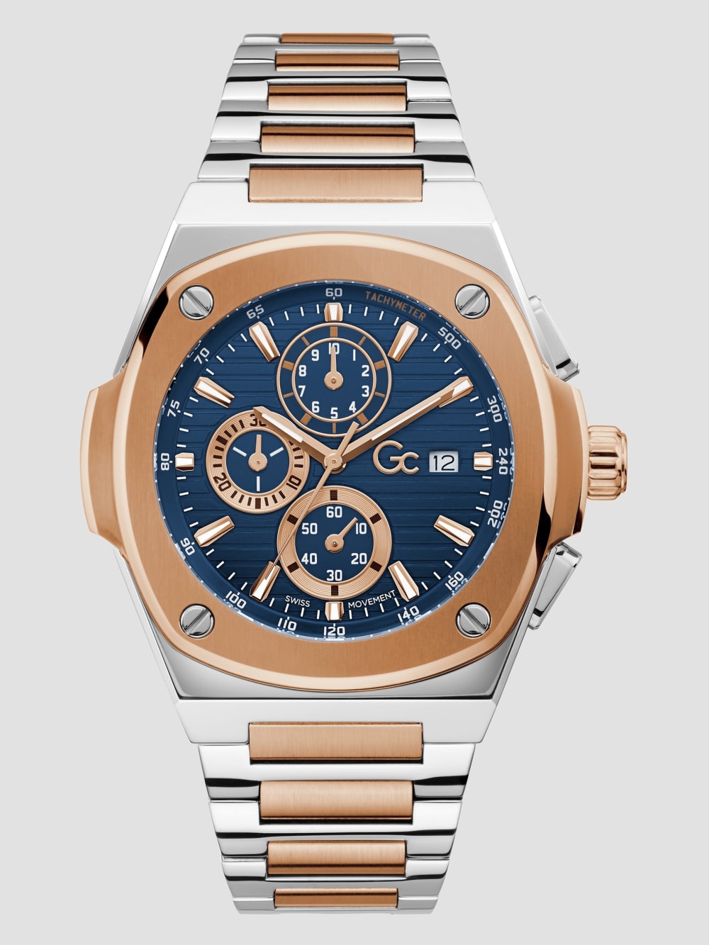Gc Two-Tone Chronograph Watch - Guess