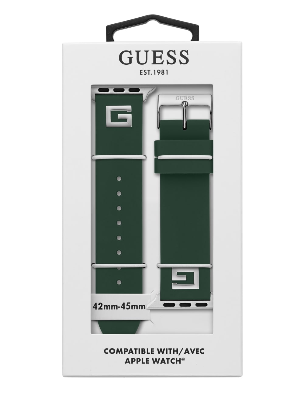 Green Silicon 42-44 mm Band for Apple Watch® - Guess