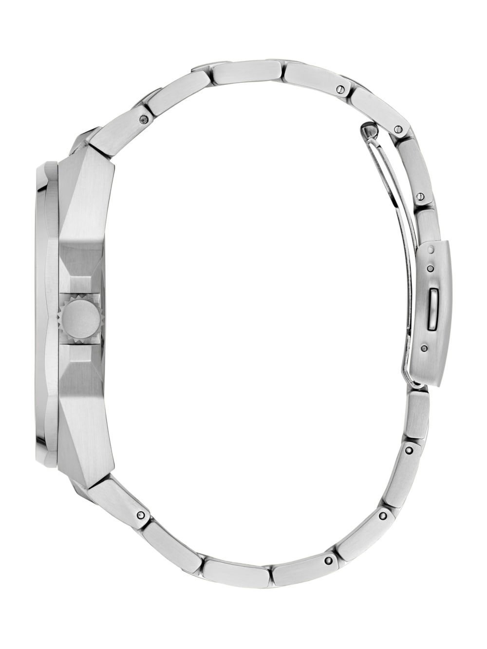 Silver-Tone and Black Multifunction Watch - Guess