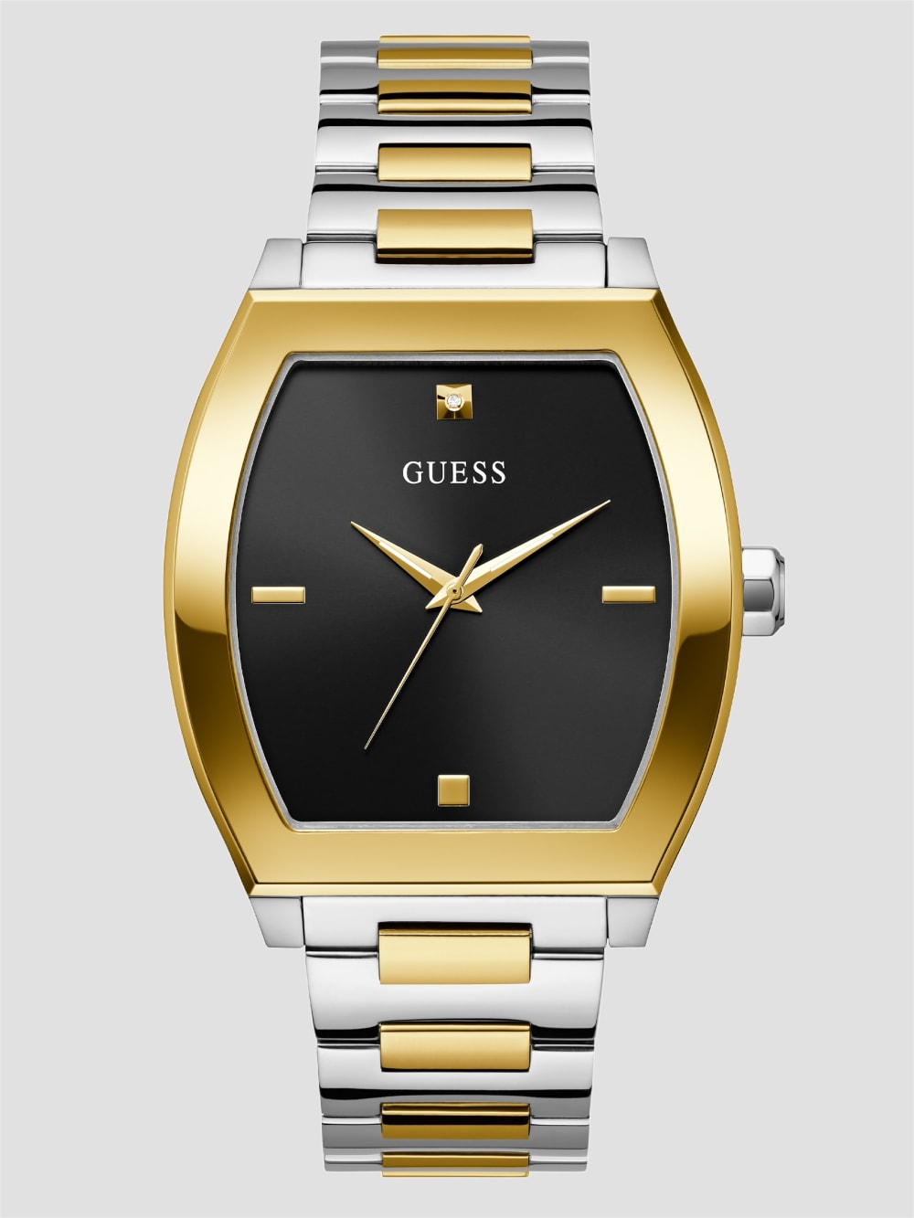 Silver and Gold-Tone Analog Watch - Guess