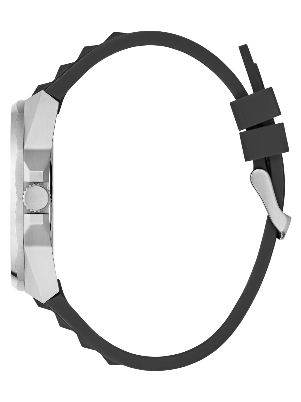 Silver-Tone and Green Multifunction Watch - Guess