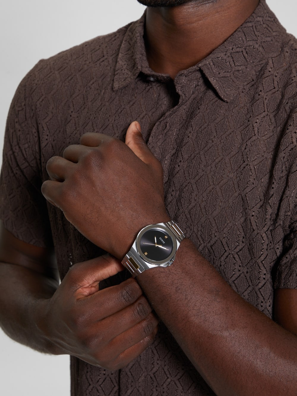 Two-Tone Analog Watch - Guess