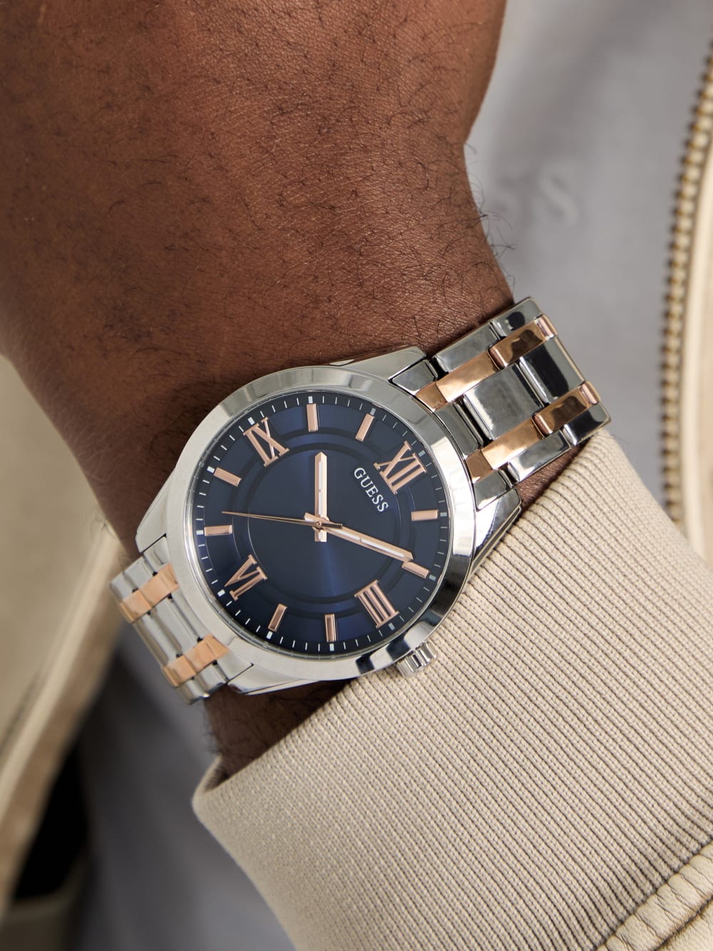 Two-Tone Analog Watch - Guess