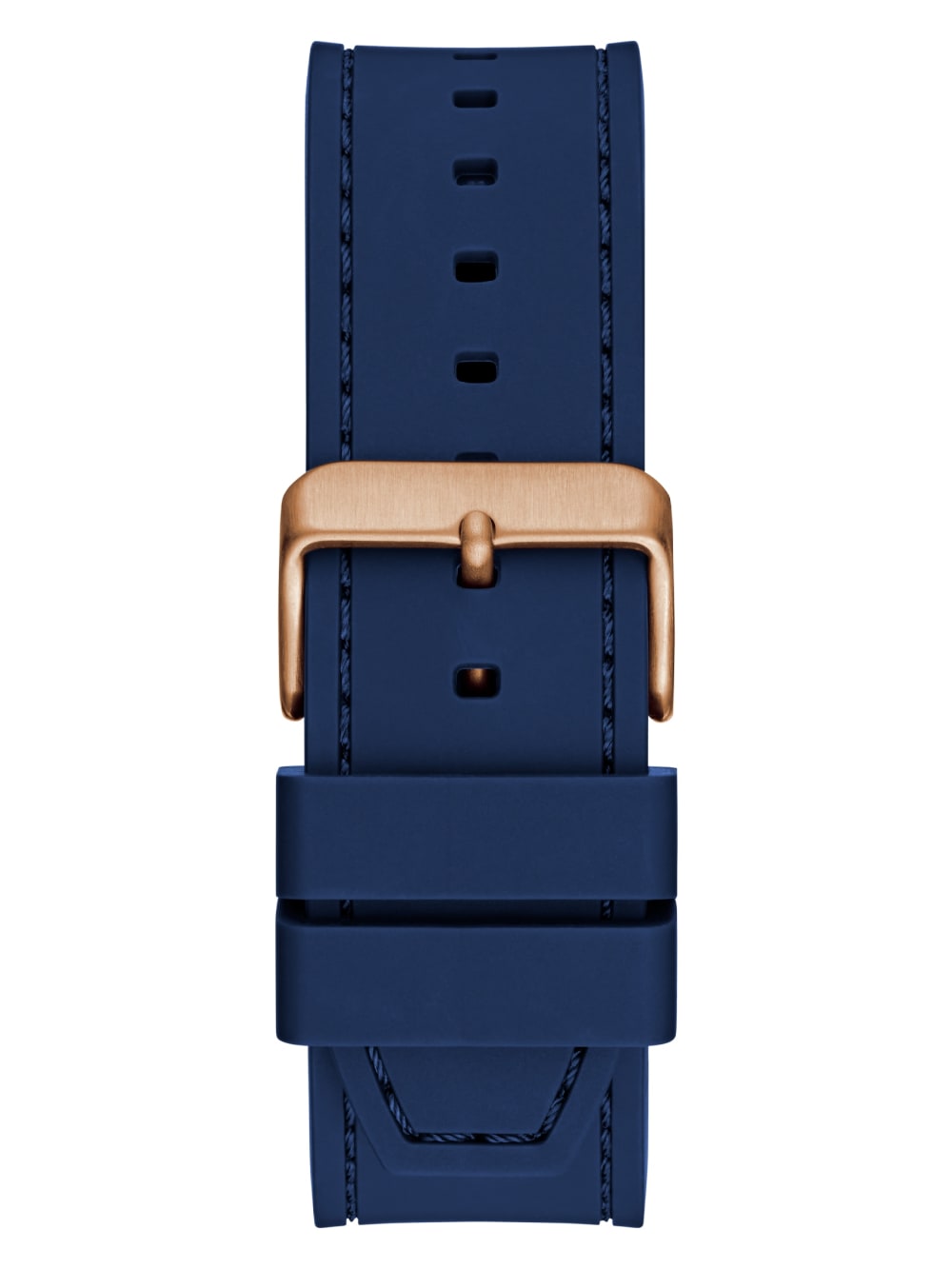 Rose Gold-Tone and Blue Analog Watch - Guess