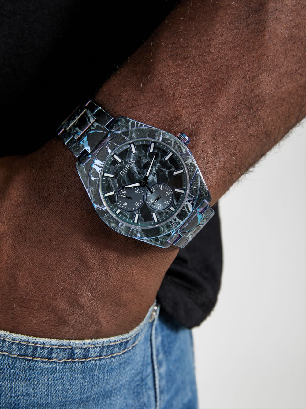 Blue Multifunction Watch - Guess