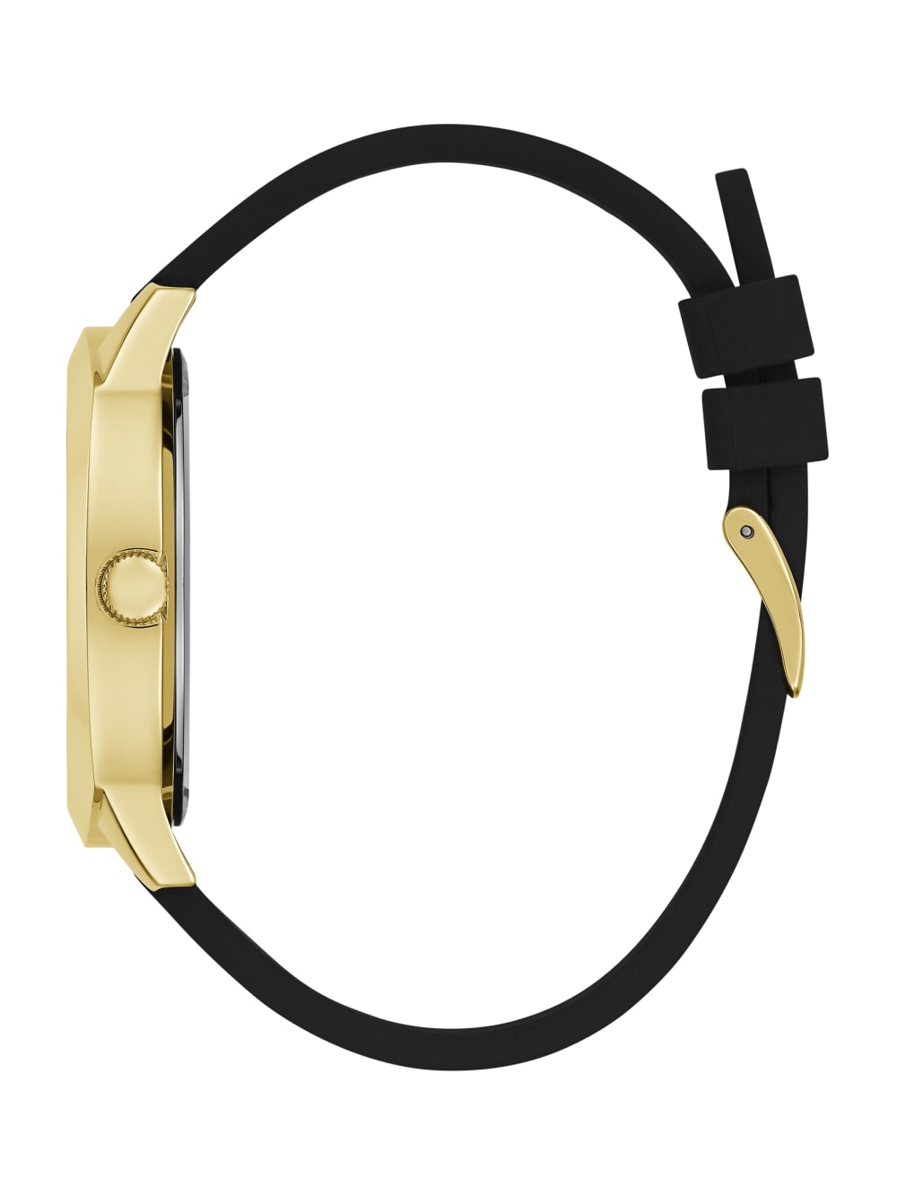 Black Silicon Analog Watch - Guess