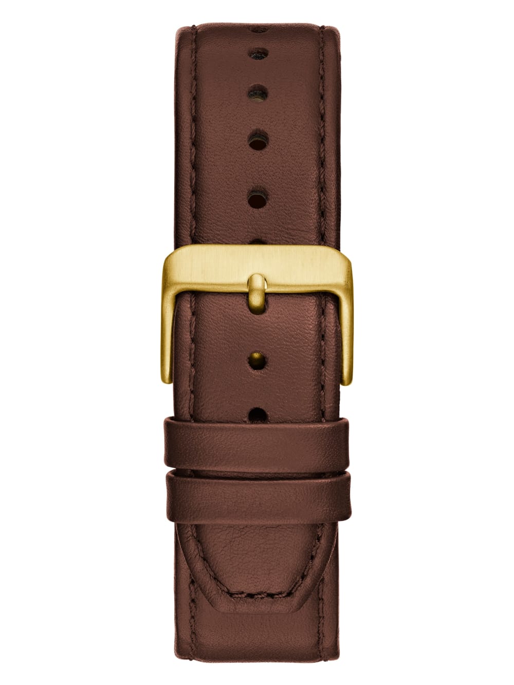 Two-Tone Analog Leather Watch - Guess