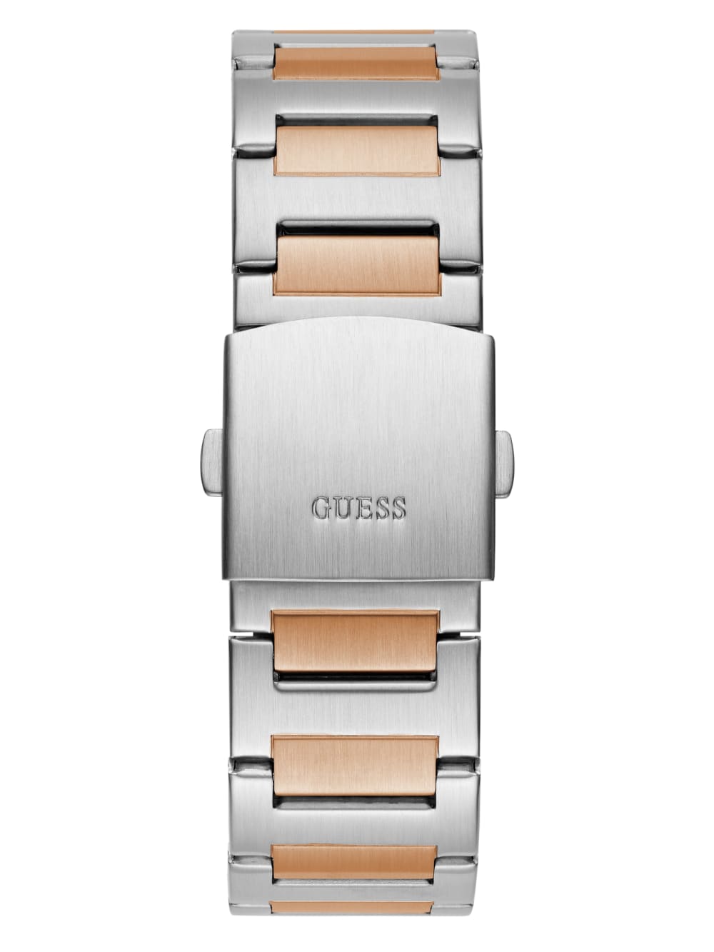Silver and Rose Gold-Tone Multifunction Watch - Guess