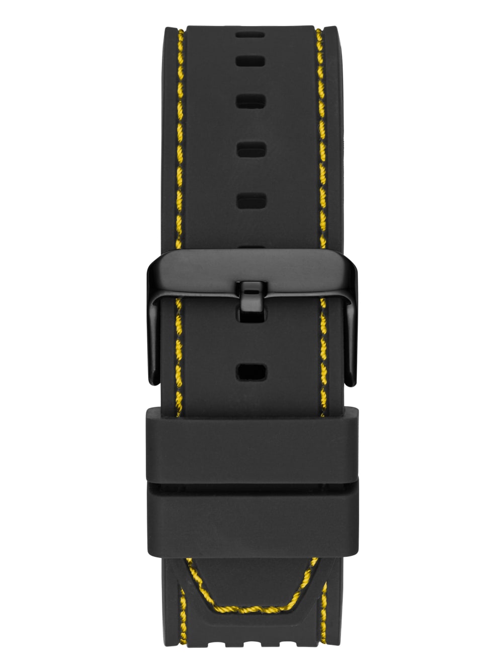 Yellow Exposed Dial Multifunction Watch - Guess