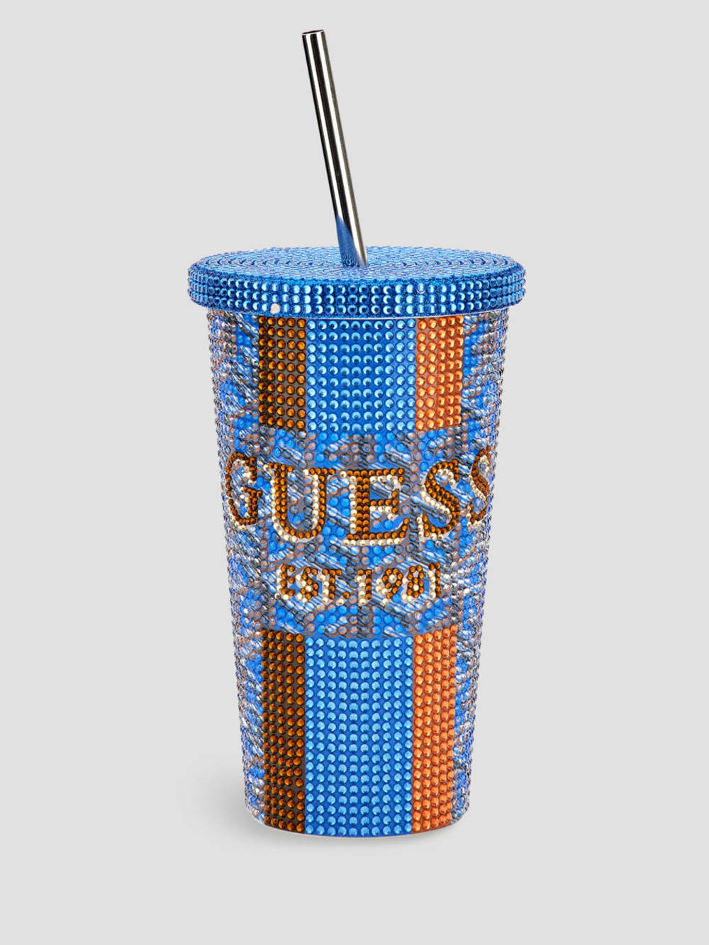 G Cube Logo Travel Tumbler Cup - Guess