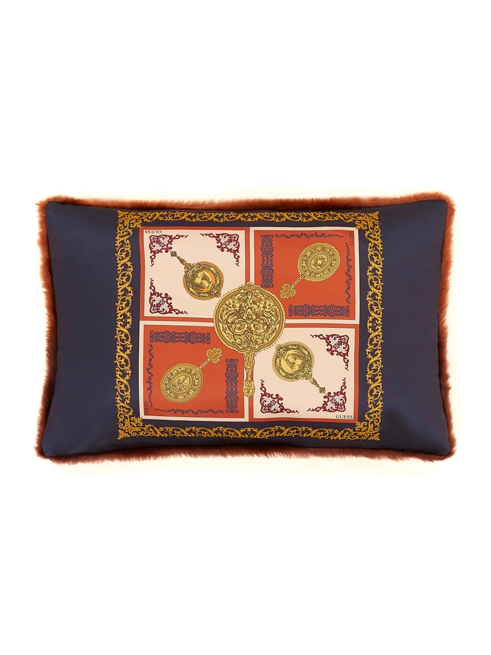 Rectangle Faux-Fur Pillow - Guess