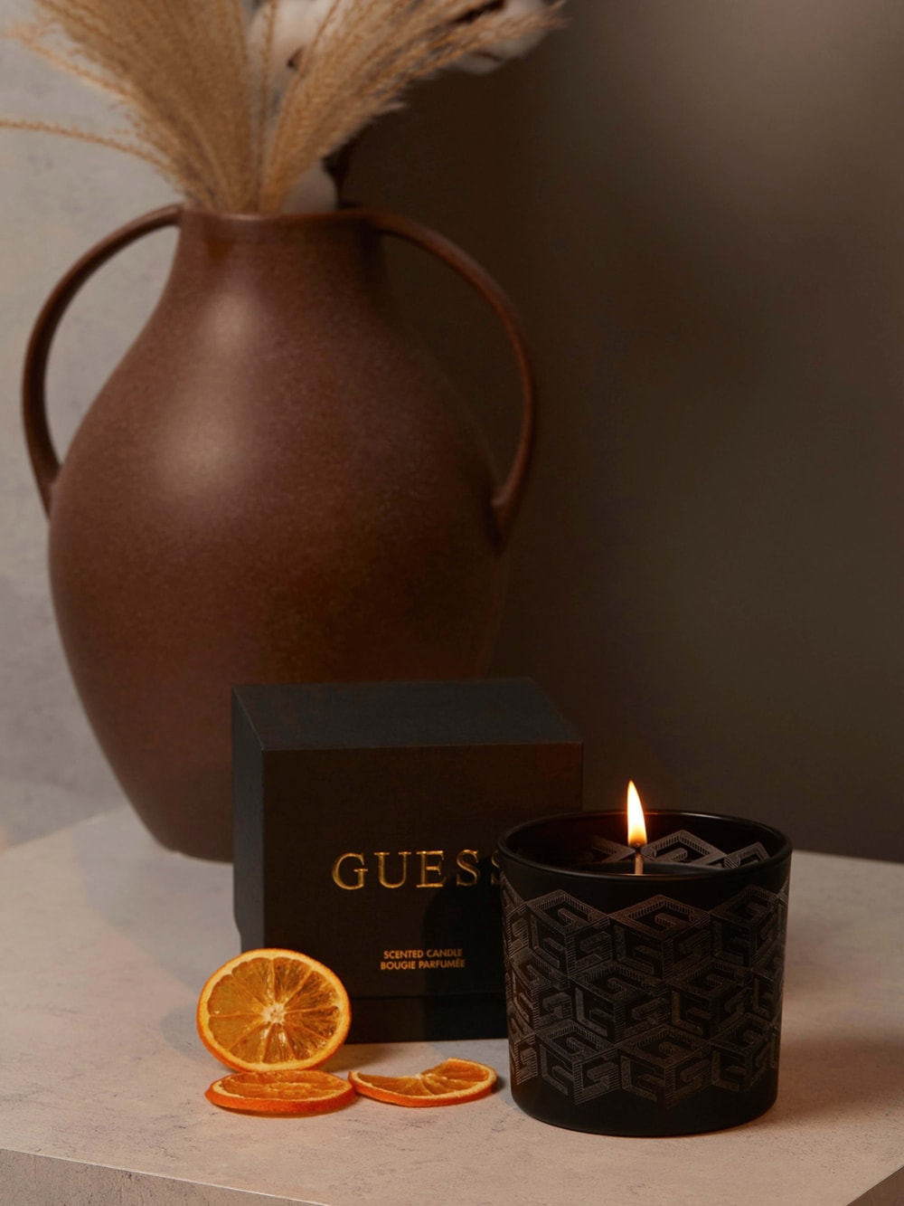 Laser-Cut G Cube Candle - Guess