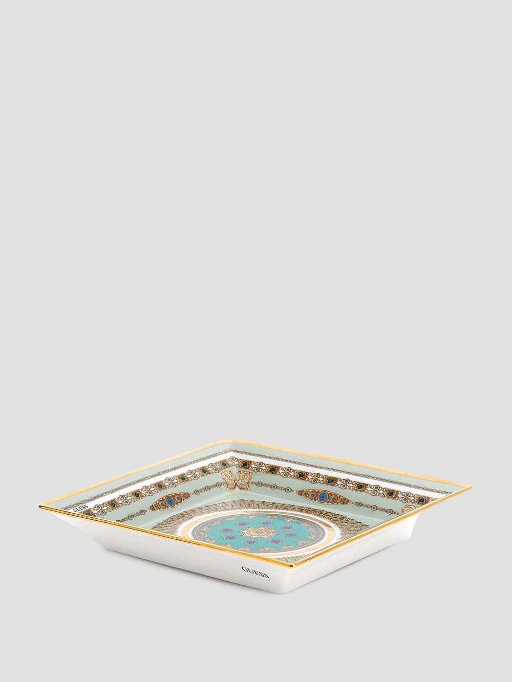 Porcelain Square Plate - Guess
