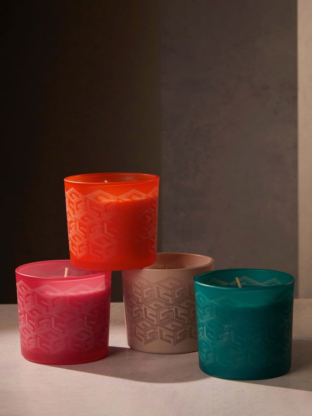 Laser-Cut G Cube Candle - Guess
