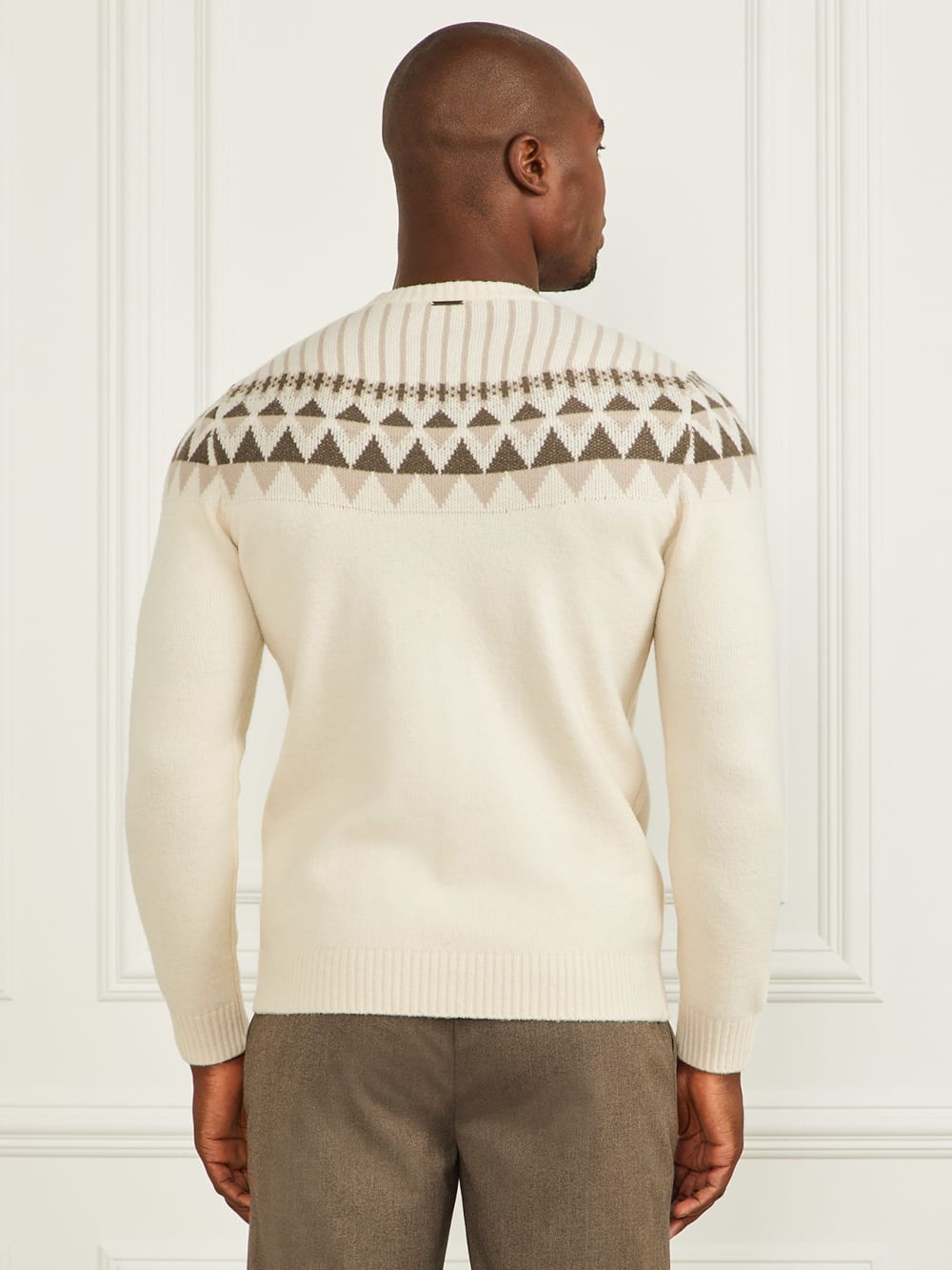 Crewneck Jacquard Sweater - Guess