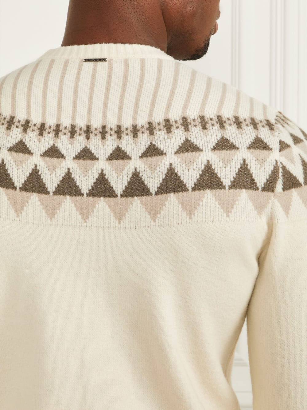 Crewneck Jacquard Sweater - Guess