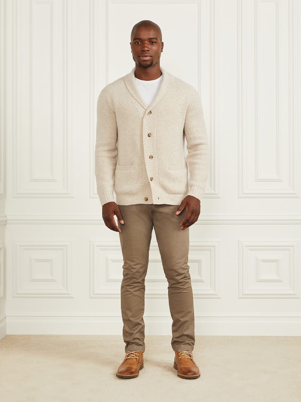 Wool-Blend Cardigan Sweater - Guess