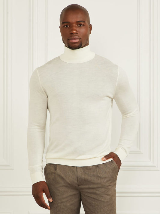 Merino Wool Turtleneck Sweater - Guess