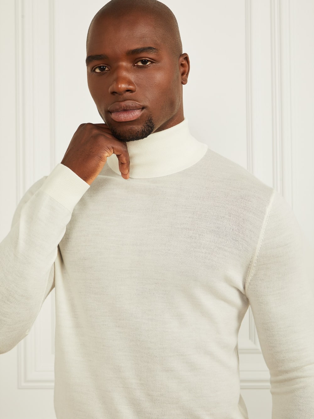 Merino Wool Turtleneck Sweater - Guess