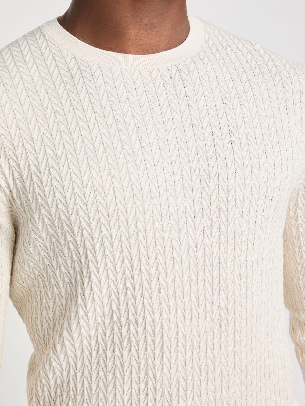 Silk-Blend Chevron Sweater - Guess