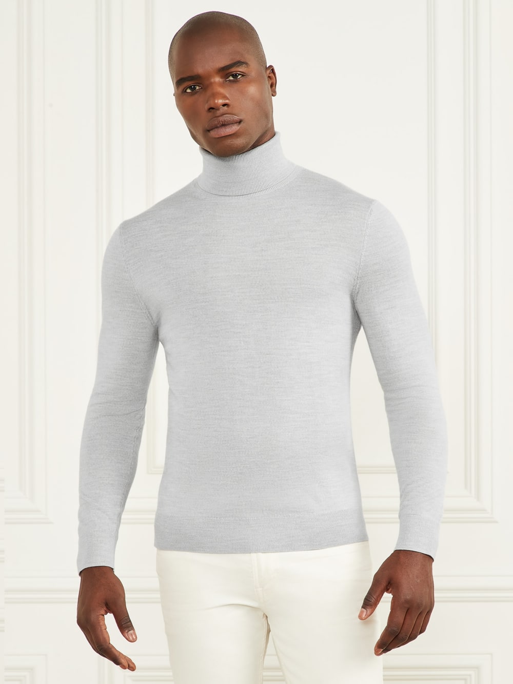 Merino Wool Turtleneck Sweater - Guess