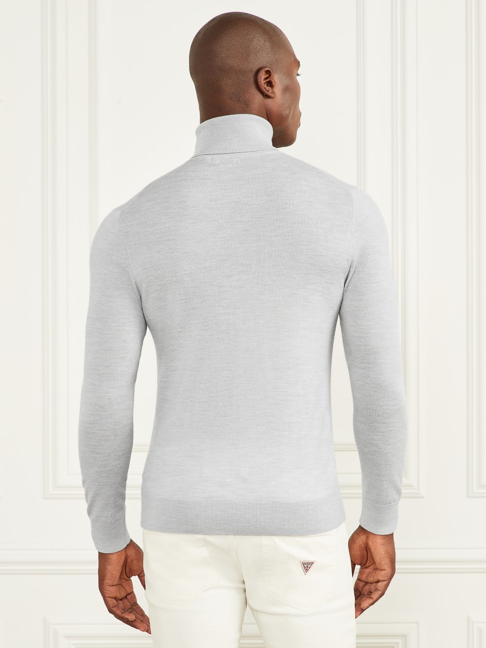 Merino Wool Turtleneck Sweater - Guess