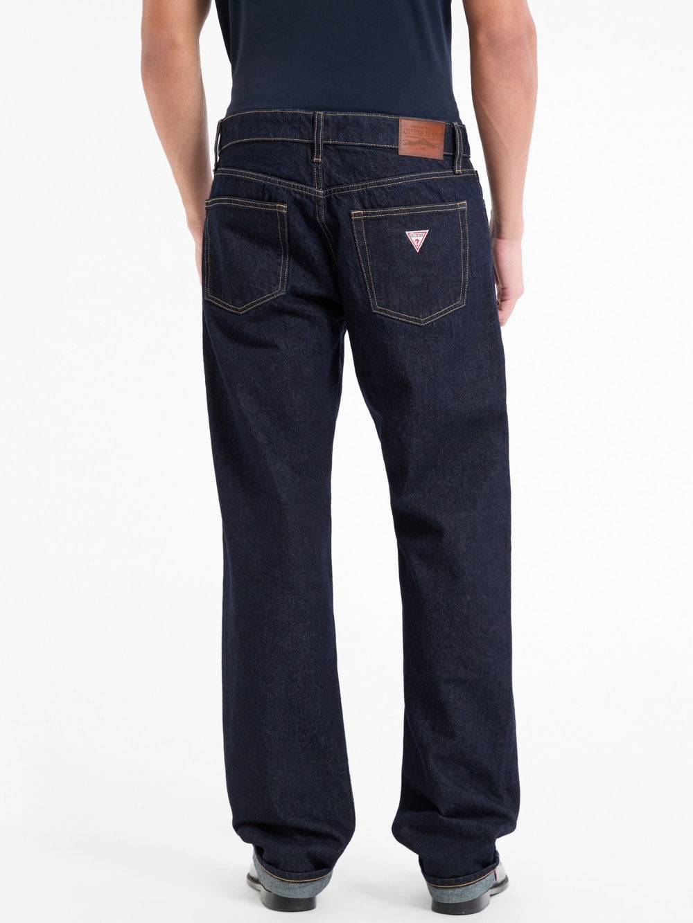 Selvedge Denim Straight Jeans - Guess