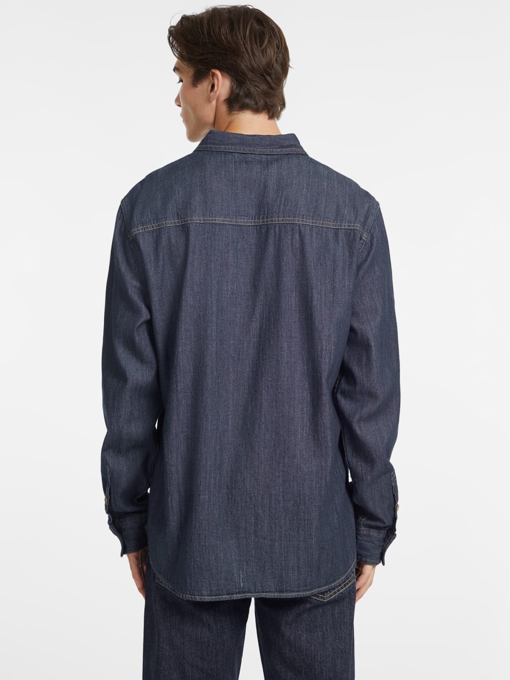 Classic Long-Sleeve Denim Shirt - Guess