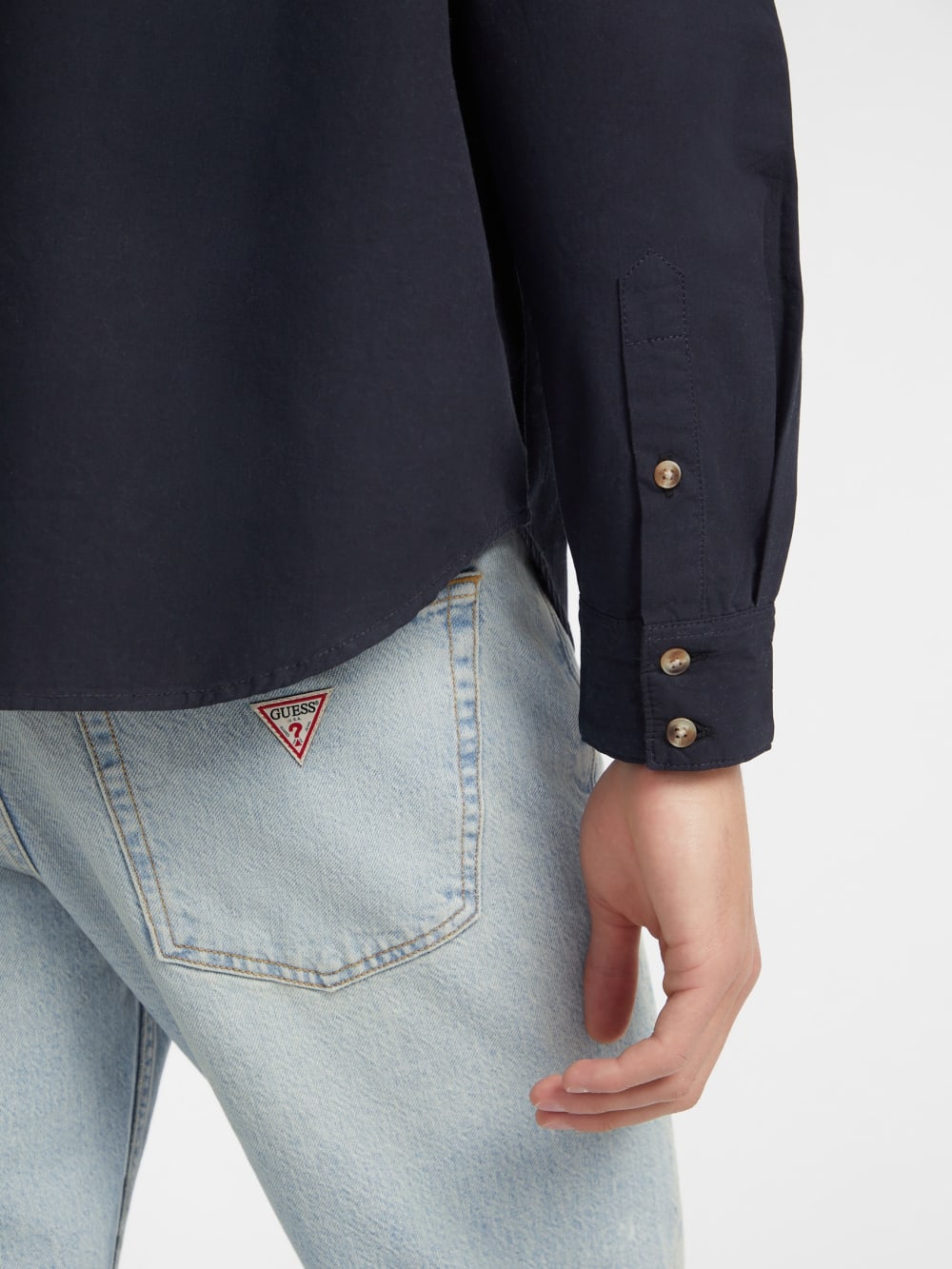 Long-Sleeve Pocket Shirt - Guess