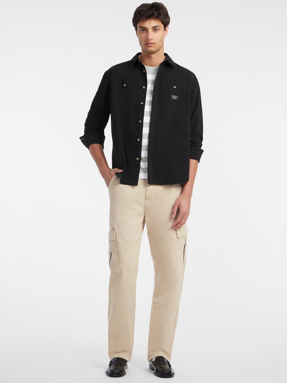 Long-Sleeve Pocket Shirt - Guess